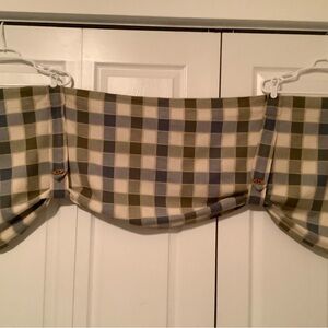 Plaid Valance Curtain